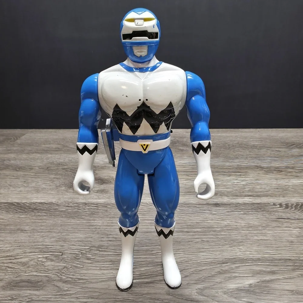 Rare 1999 Saban Blue Power Ranger Figure - Walkie Talkie - Only Blue Ranger